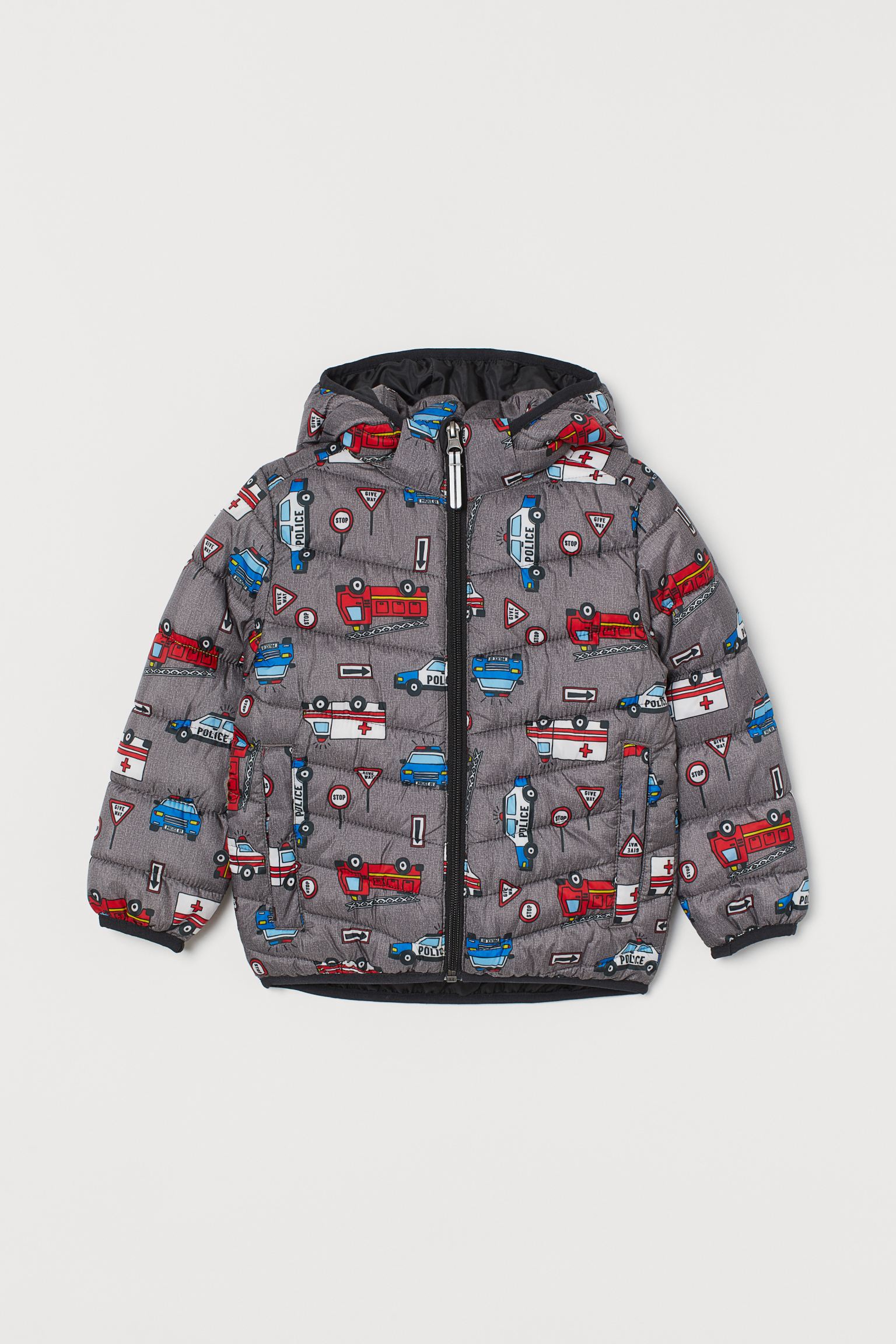 

Куртка H&M 134 140см серый машинки 17088210231