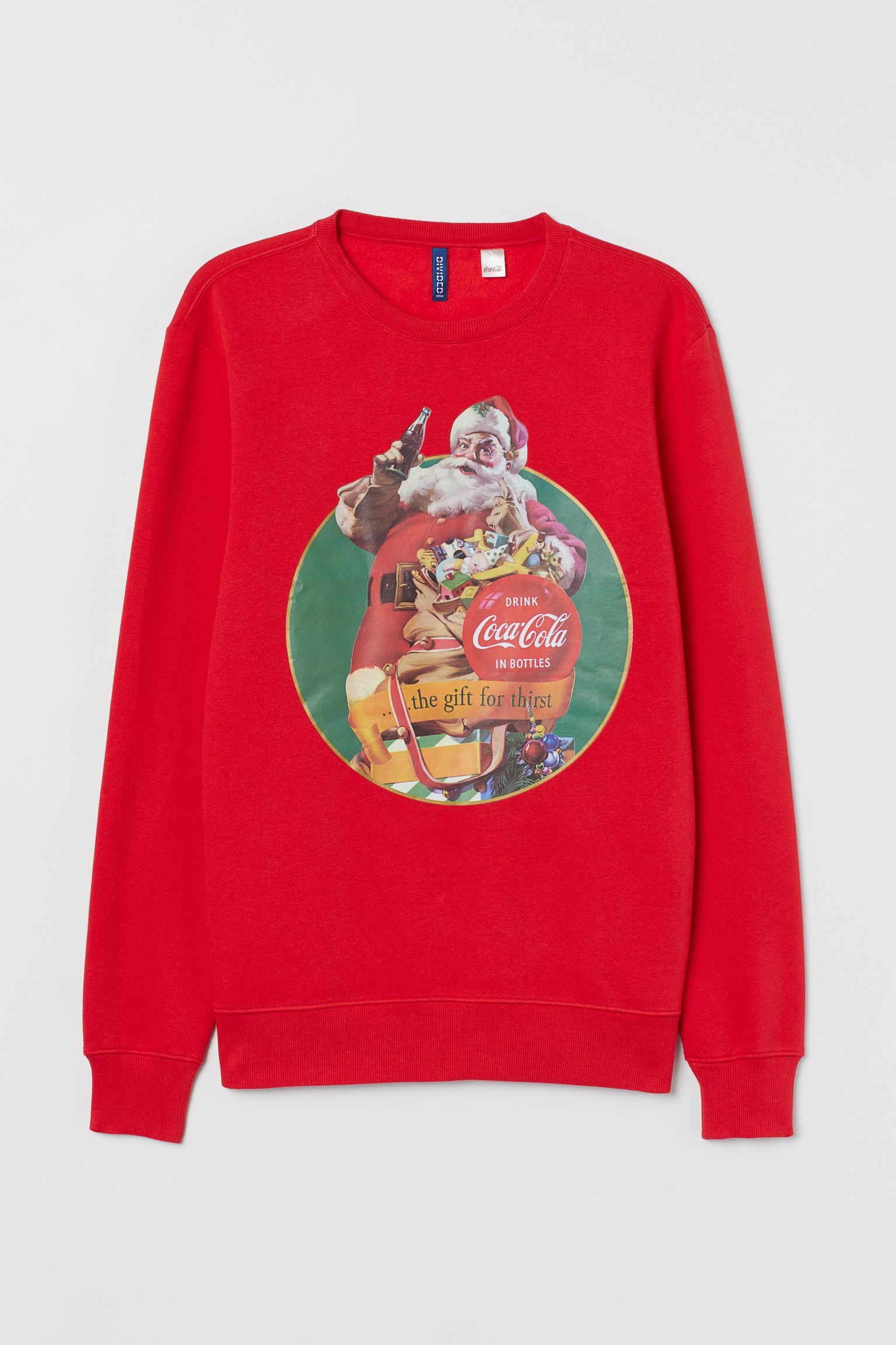 

Свитшот H&M XS красный принт 28077066670