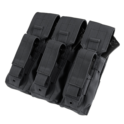 

Подсумок для магазинов АК молле Condor Triple AK Kangaroo Mag Pouch MA72 Чорний