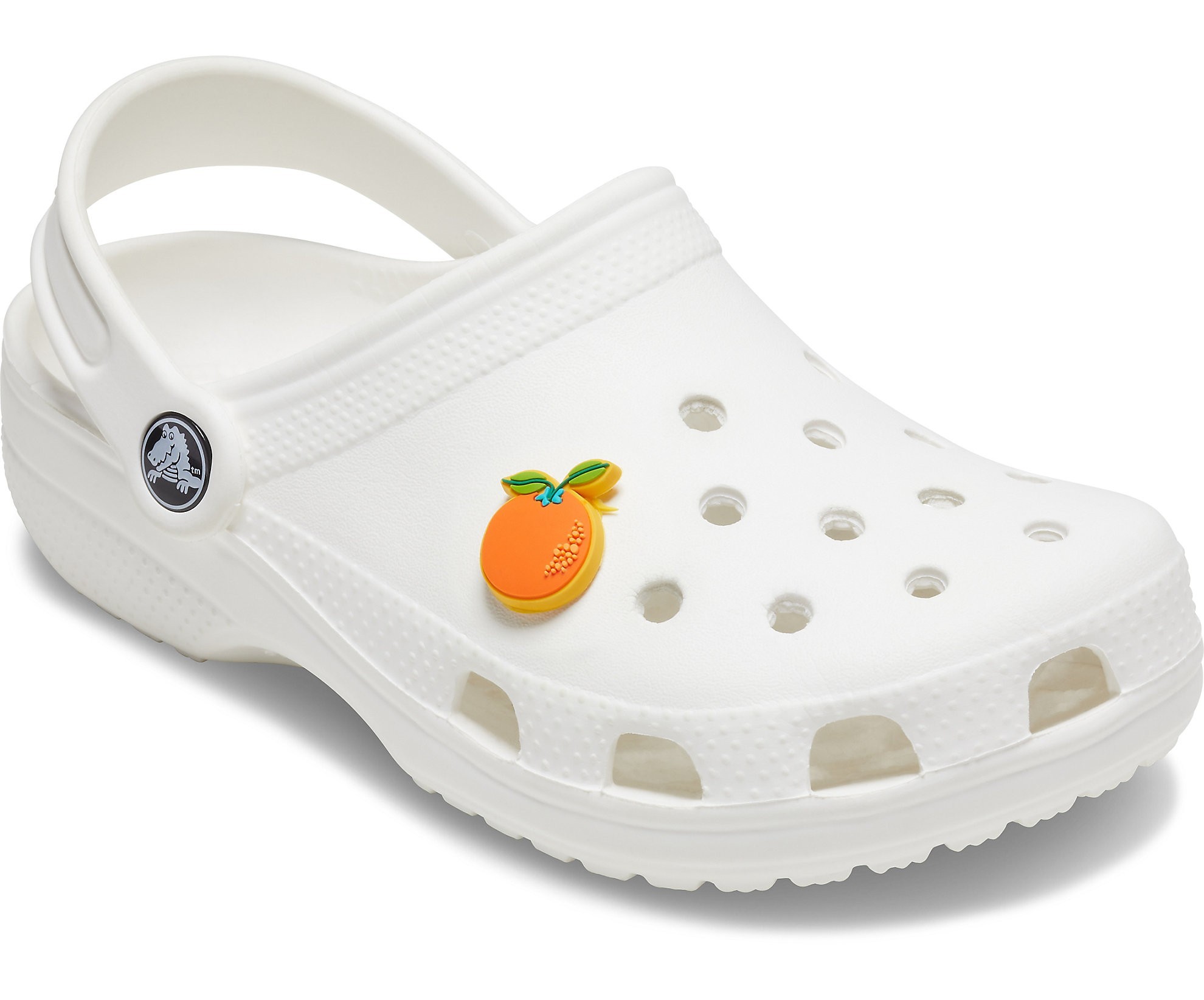 

Джибитсы Orange Crocs Jibbitz для кроксов сабо Украшение Апельсин