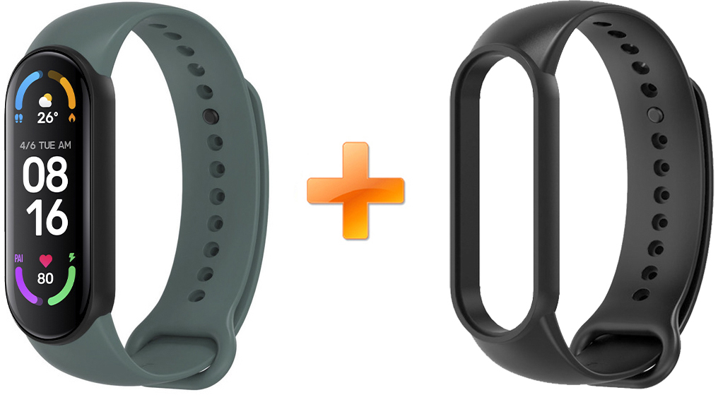 

Mi Band 6 MiJobs Dual Color Crow Green/Black (MJ6-DSS019CGB)