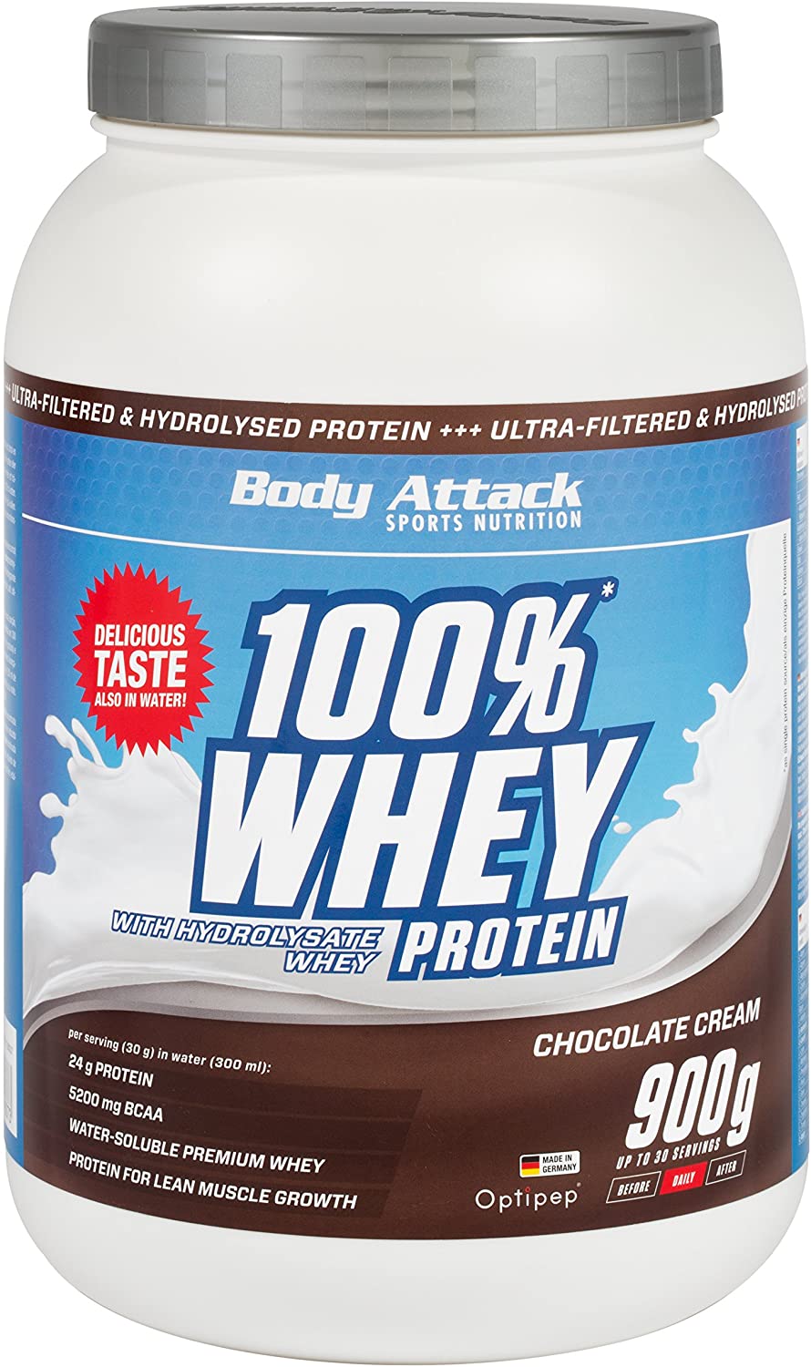 

Протеин Body Attack 100% Whey Protein 900 г (4384303705)