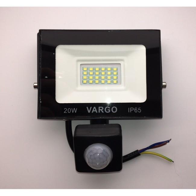 

LED прожектор c датчиком движения Vargo 20W 220V 6500K (V-330320)