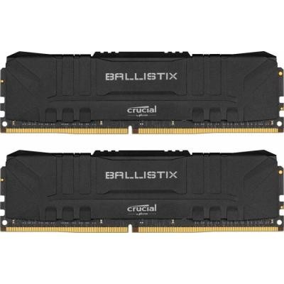 

Модуль памяти для компьютера DDR4 16GB (2x8GB) 2666 MHz Ballistix Black MICRON (BL2K8G26C16U4B)