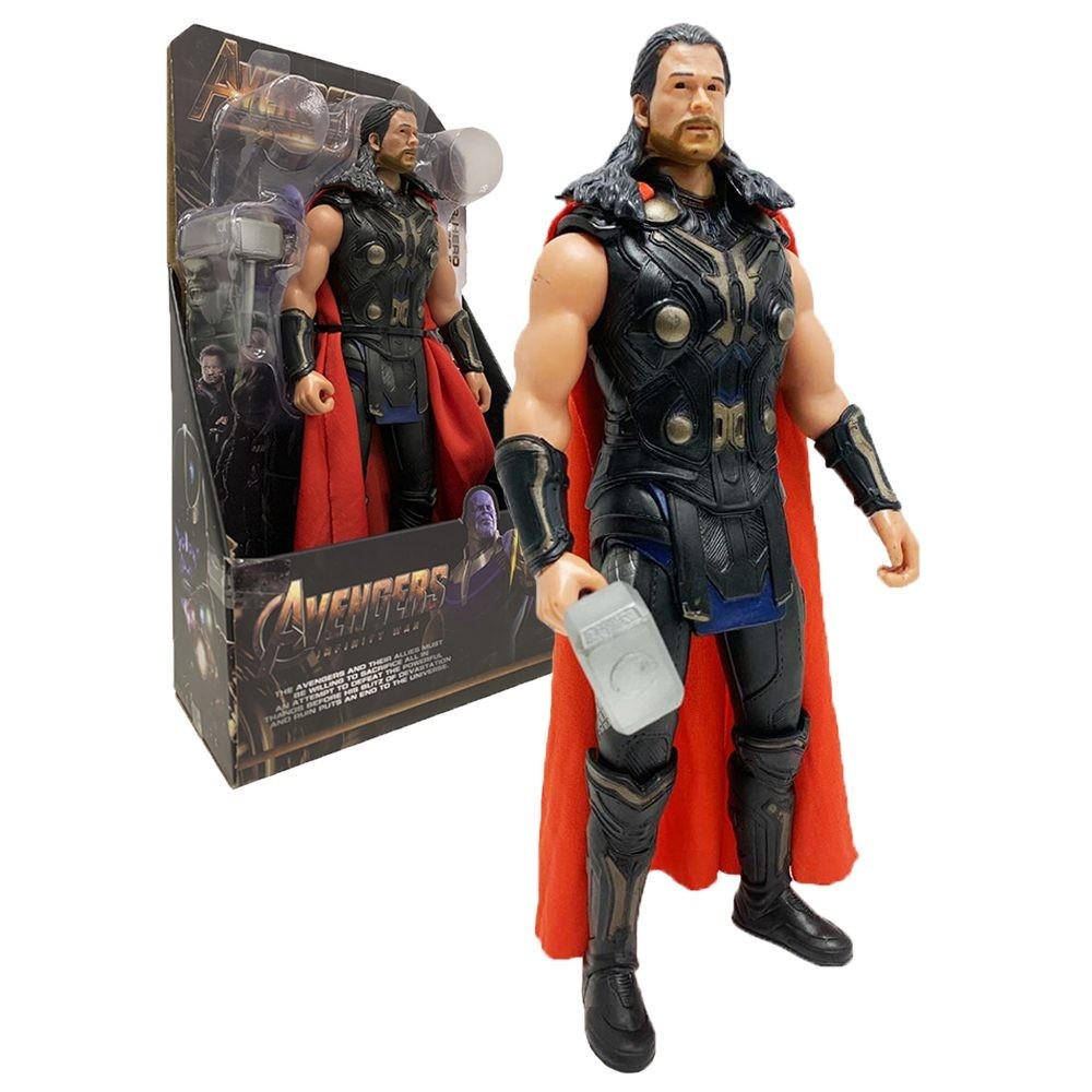 

Фигурка Супер Героя Shantou Toys Мстители Avengers Тор с молотом 32 см (3322)