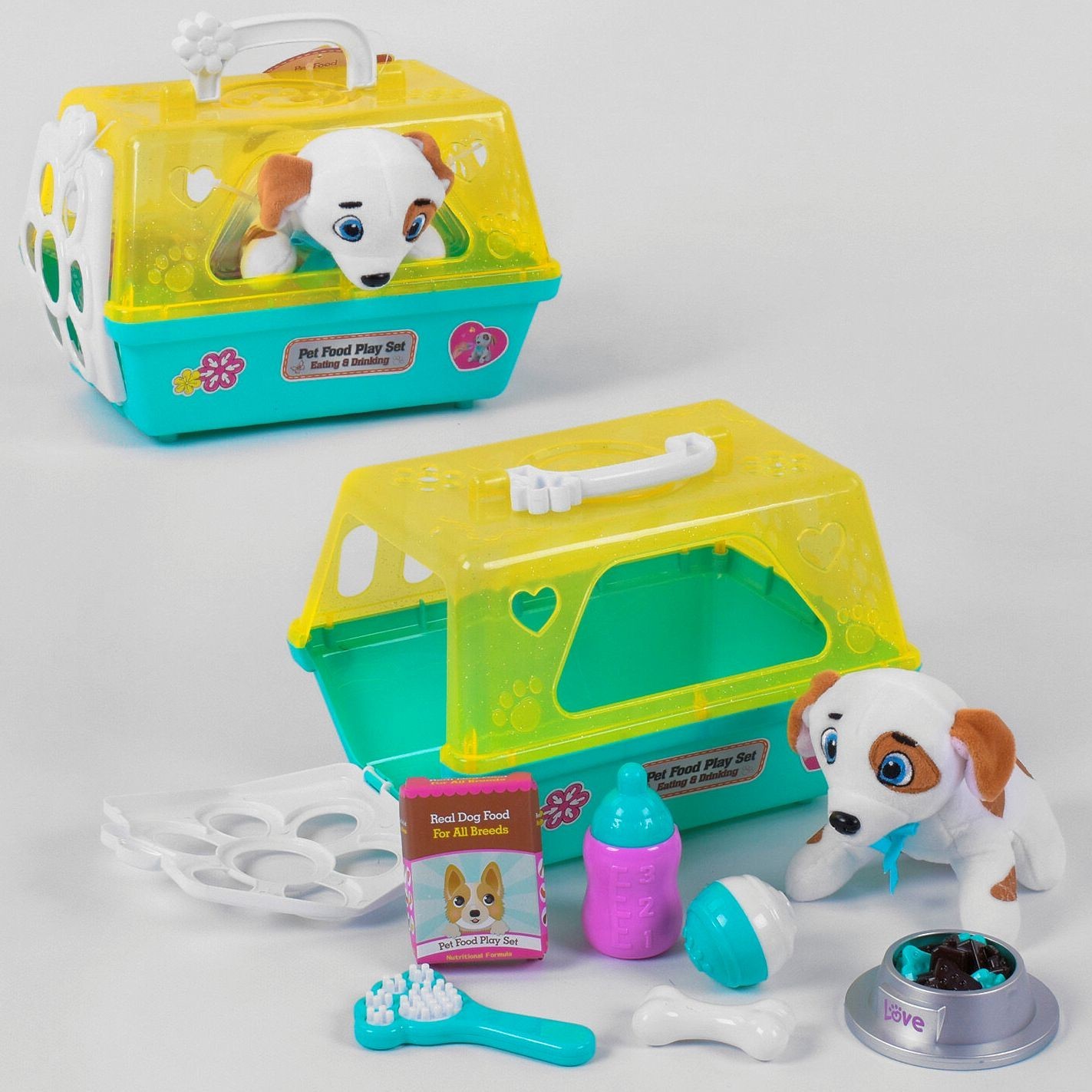 

Игровой набор JIA YU TOY Собачка c набором для ухода, в чемодане (T 802-3)