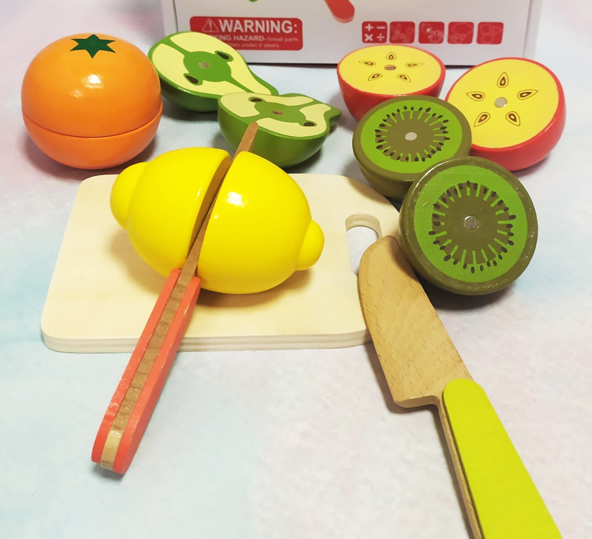 

Игровой набор GEDIAO деревянные Фрукты на магнитах (С 39275)