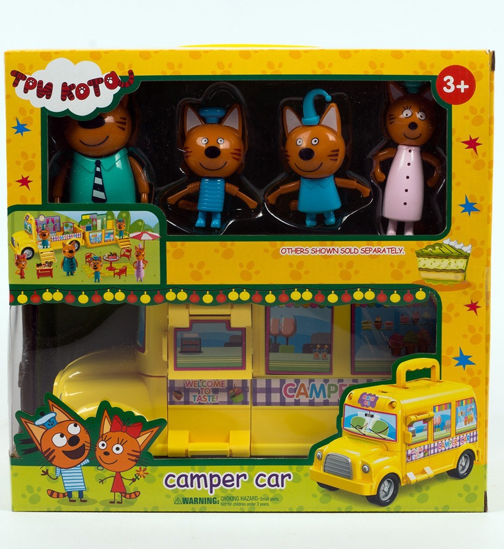 

Игровой набор герои Три кота. Camper Car Автобус для пикника (M-8805)
