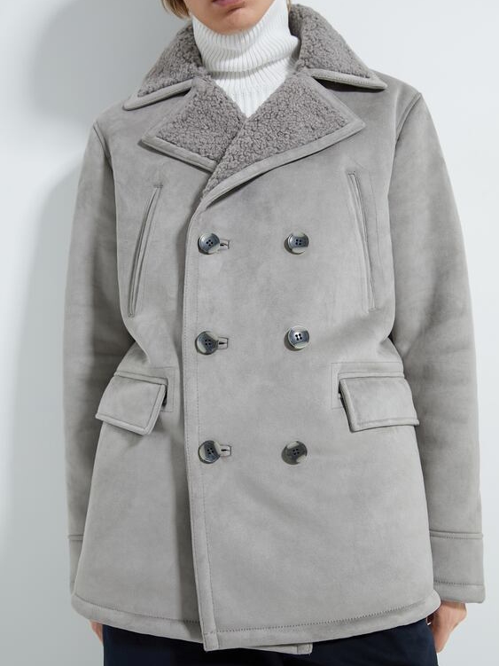 

Дубленка Zara 0706/211/802  Серая, Дубленка Zara 0706/211/802 L Серая