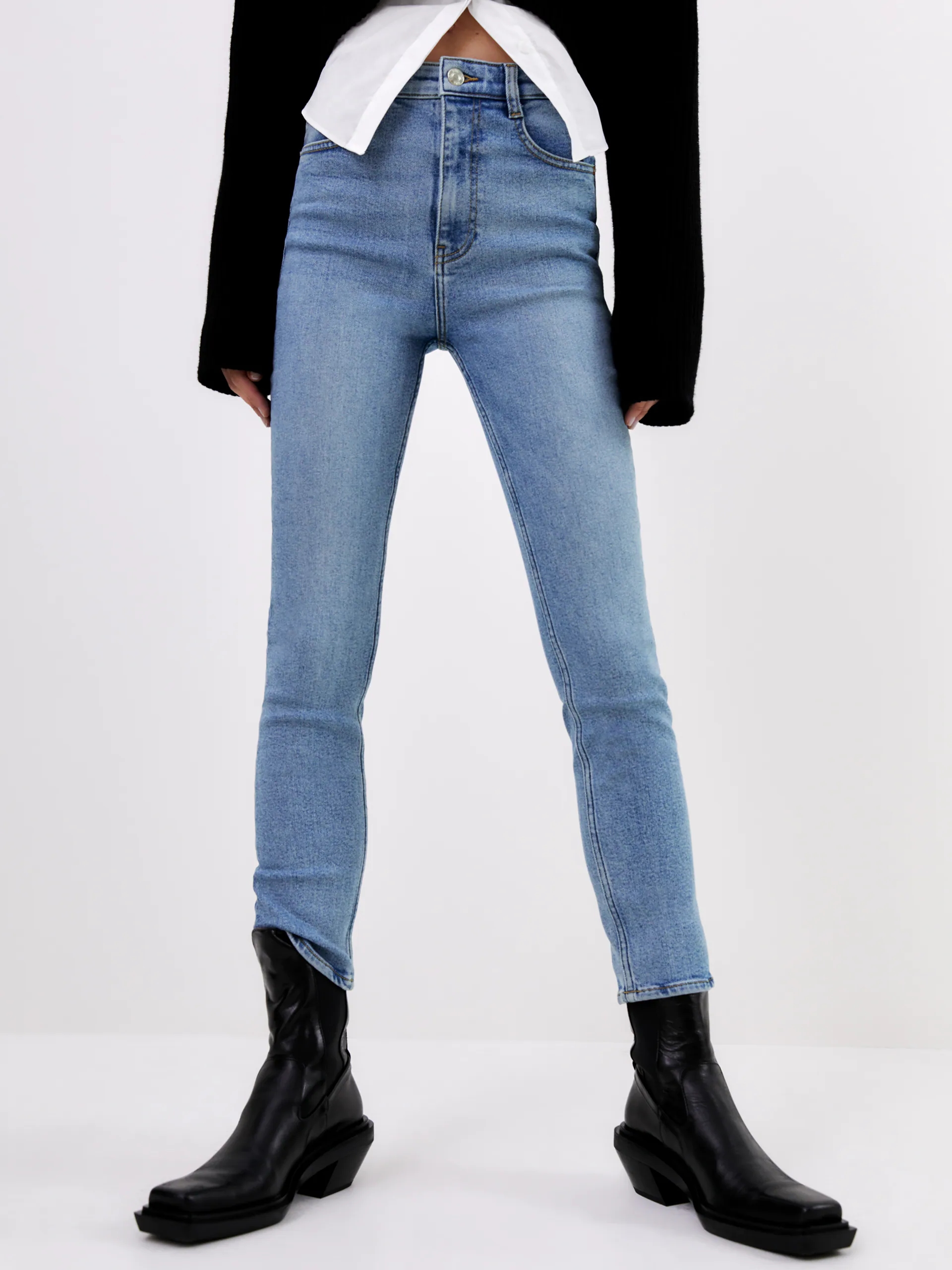 

Джинсы Zara 0774/212/400 42 Голубые