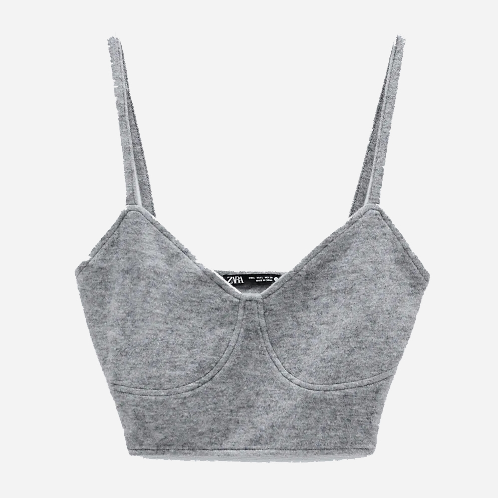 

Топ Zara 1067/470/802 S Серый