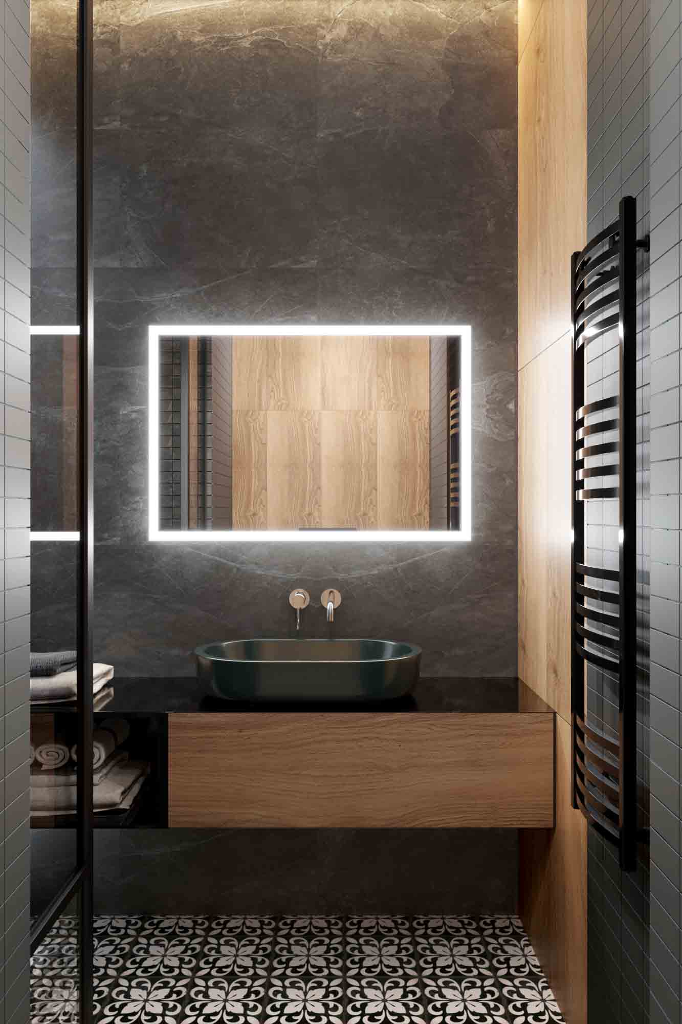 

Зеркало с led подсветкой Andora GEMMA 1100х700 мм