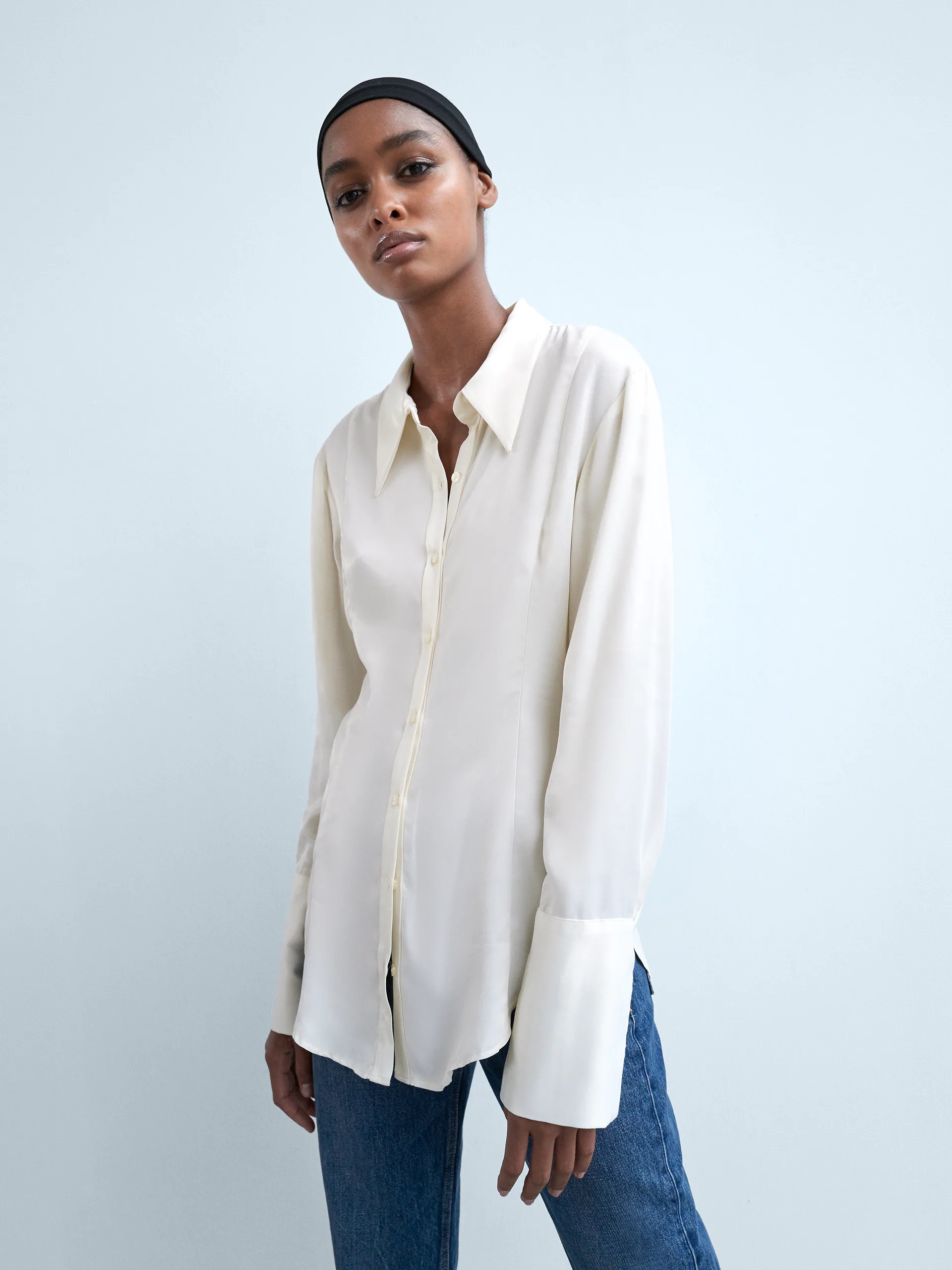 

Рубашка Zara 3067/411/712  Молочная, Рубашка Zara 3067/411/712 XS Молочная