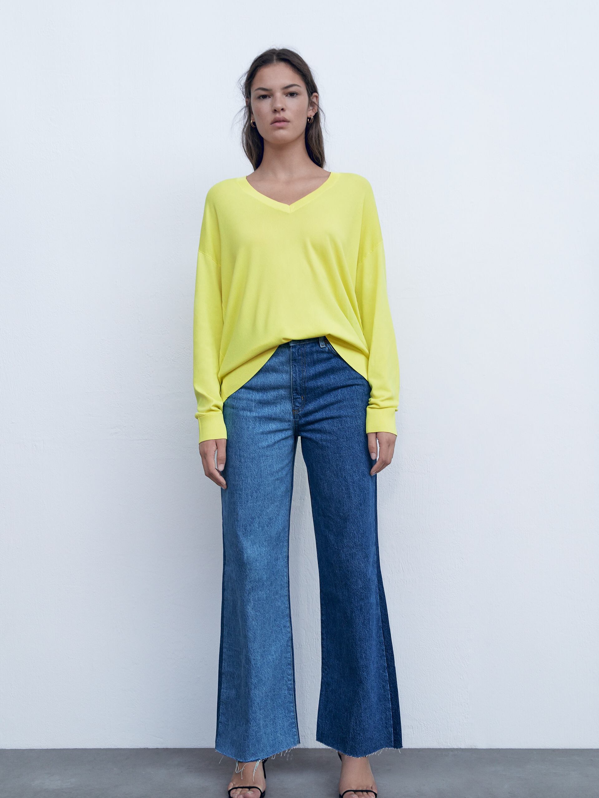

Пуловер Zara 3471/008/520 M Лимонный