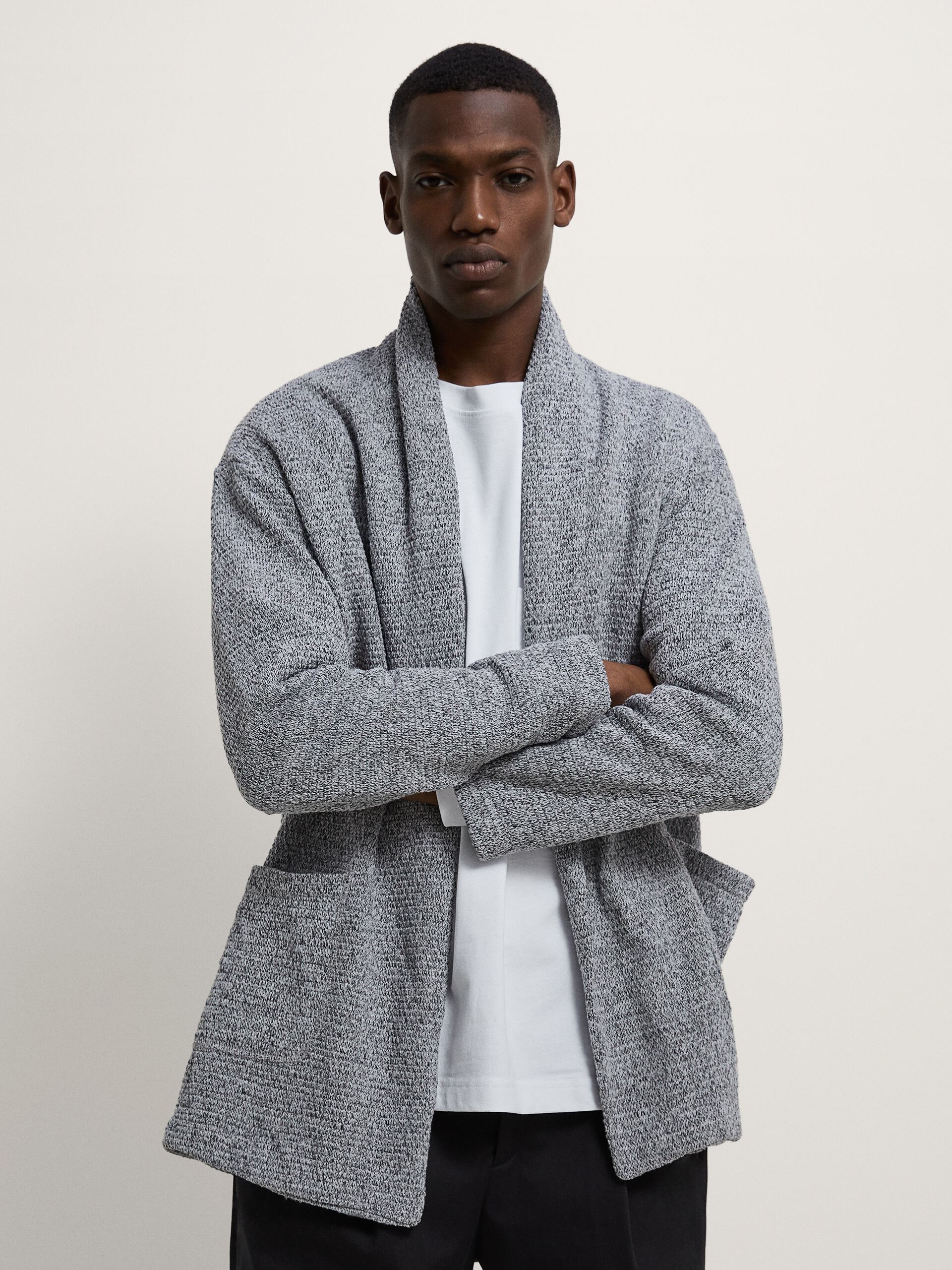 

Кардиган Zara 4087/339/803 XL Серый