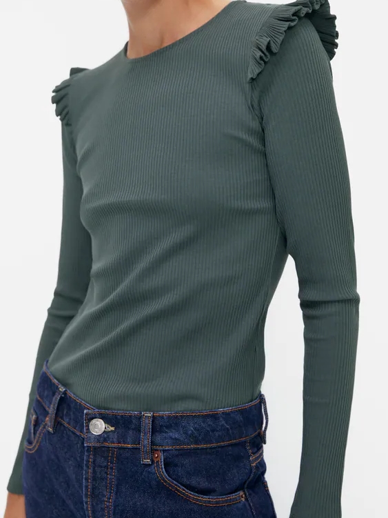

Лонгслив Zara 4174/454/518 M Морская волна