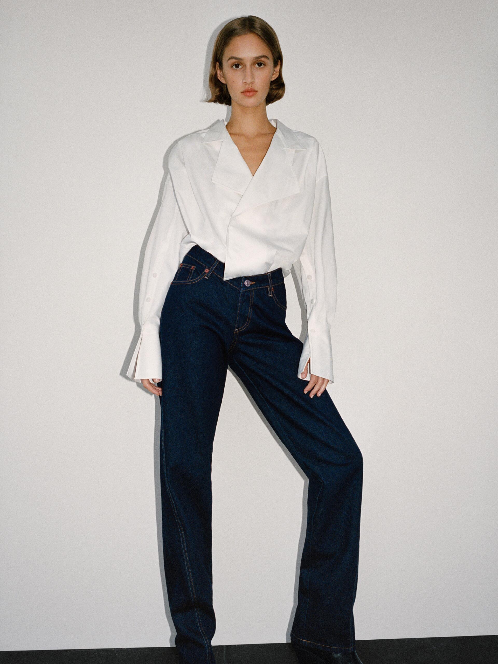 

Джинсы Zara 4365/259/443 36 Синие