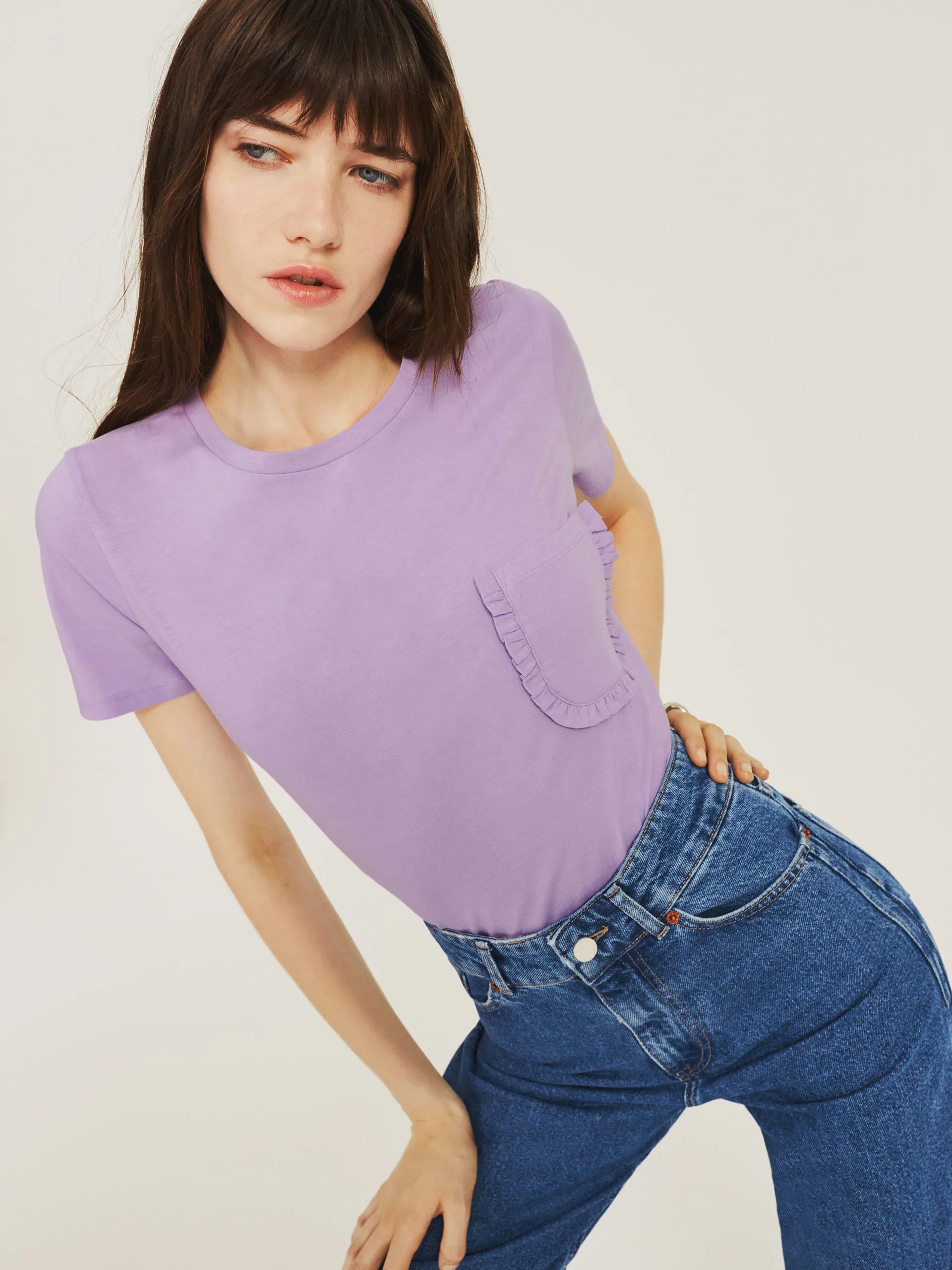 

Футболка Zara 4424/324/612  Сиреневая, Футболка Zara 4424/324/612 S Сиреневая