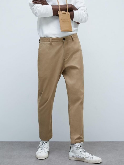 

Брюки Zara 5006/401/707 38 Светло-коричневые