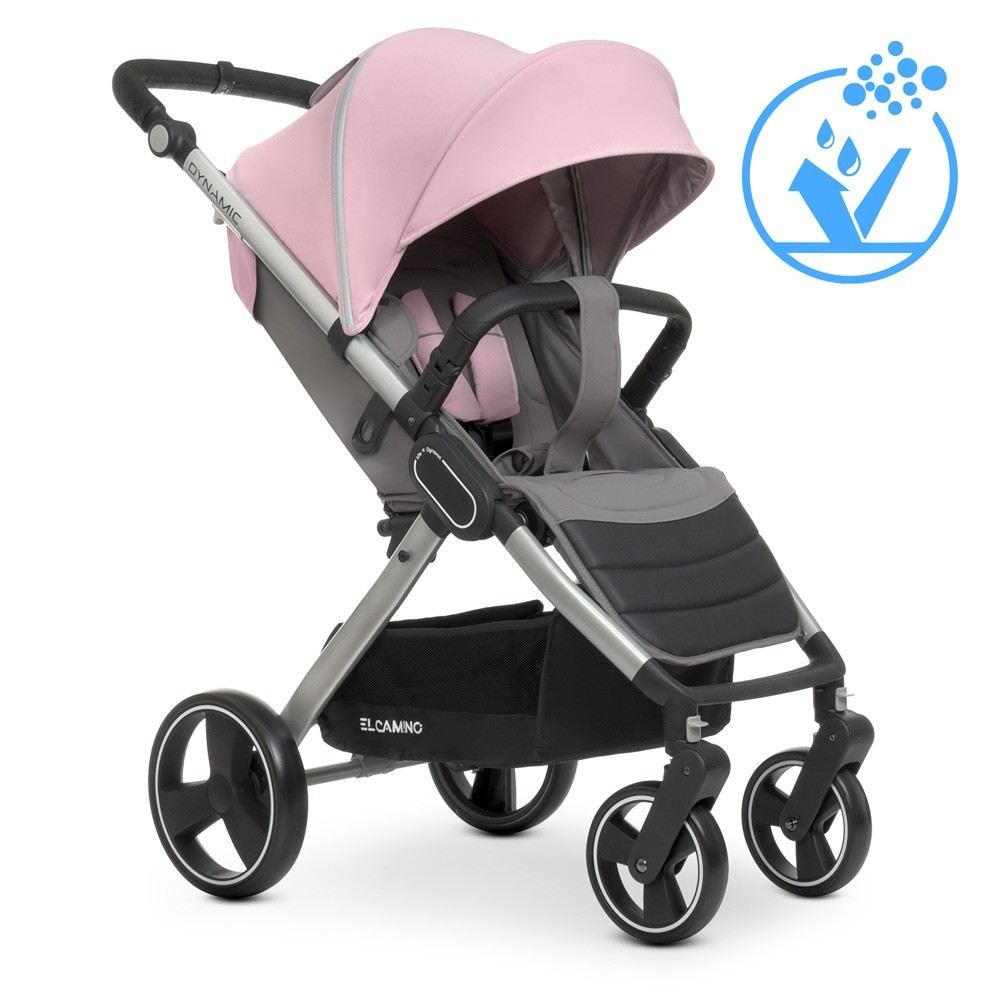 

Коляска прогулочная ME 1053 DYNAMIC V.2 PALE PINK