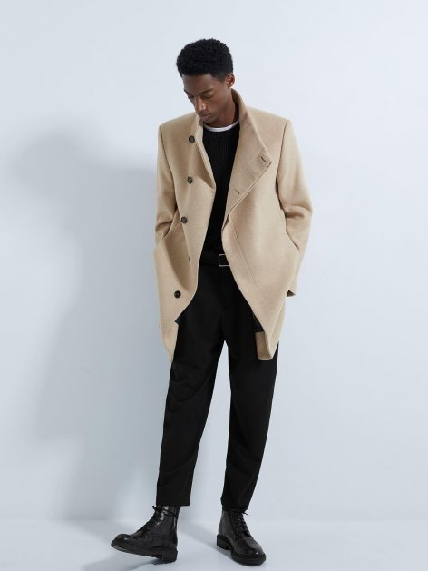 

Пальто Zara 5784/740/704 L Бежевое
