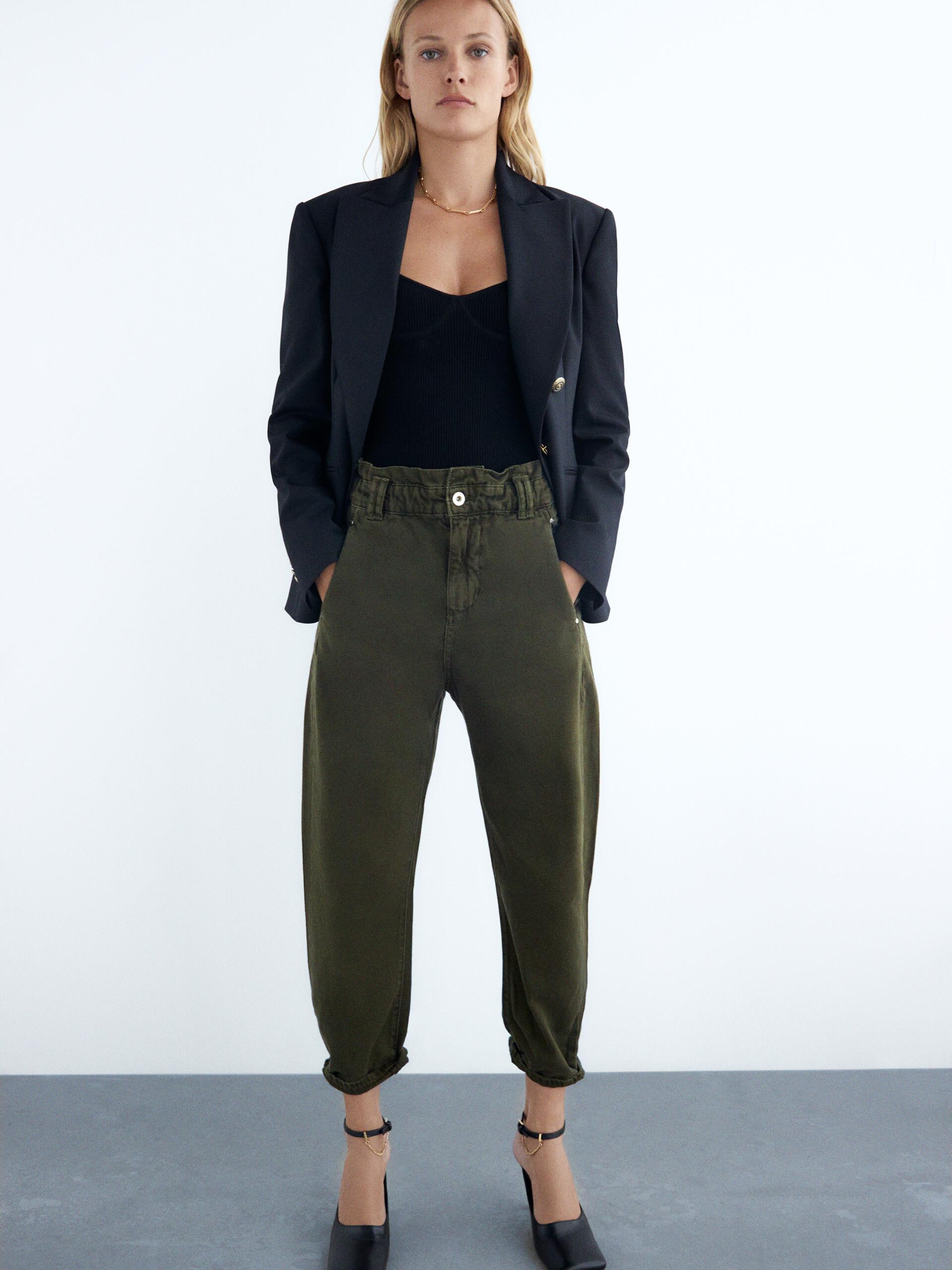 

Джинсы Zara 5862/152/507 34 Хаки