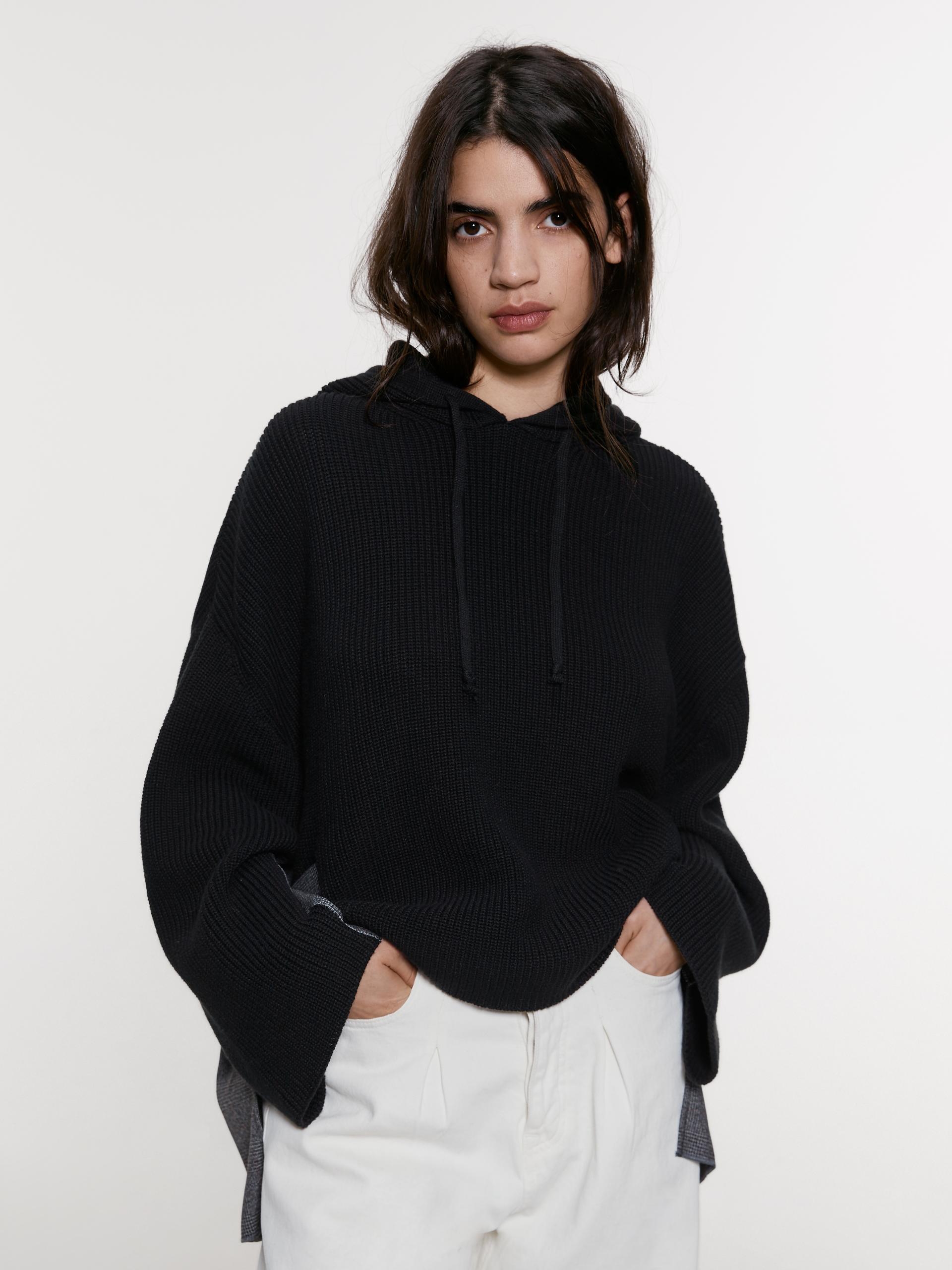 Худи женское Zara 6771/004/800 S Черный/Серый (06771004800029) – в ...