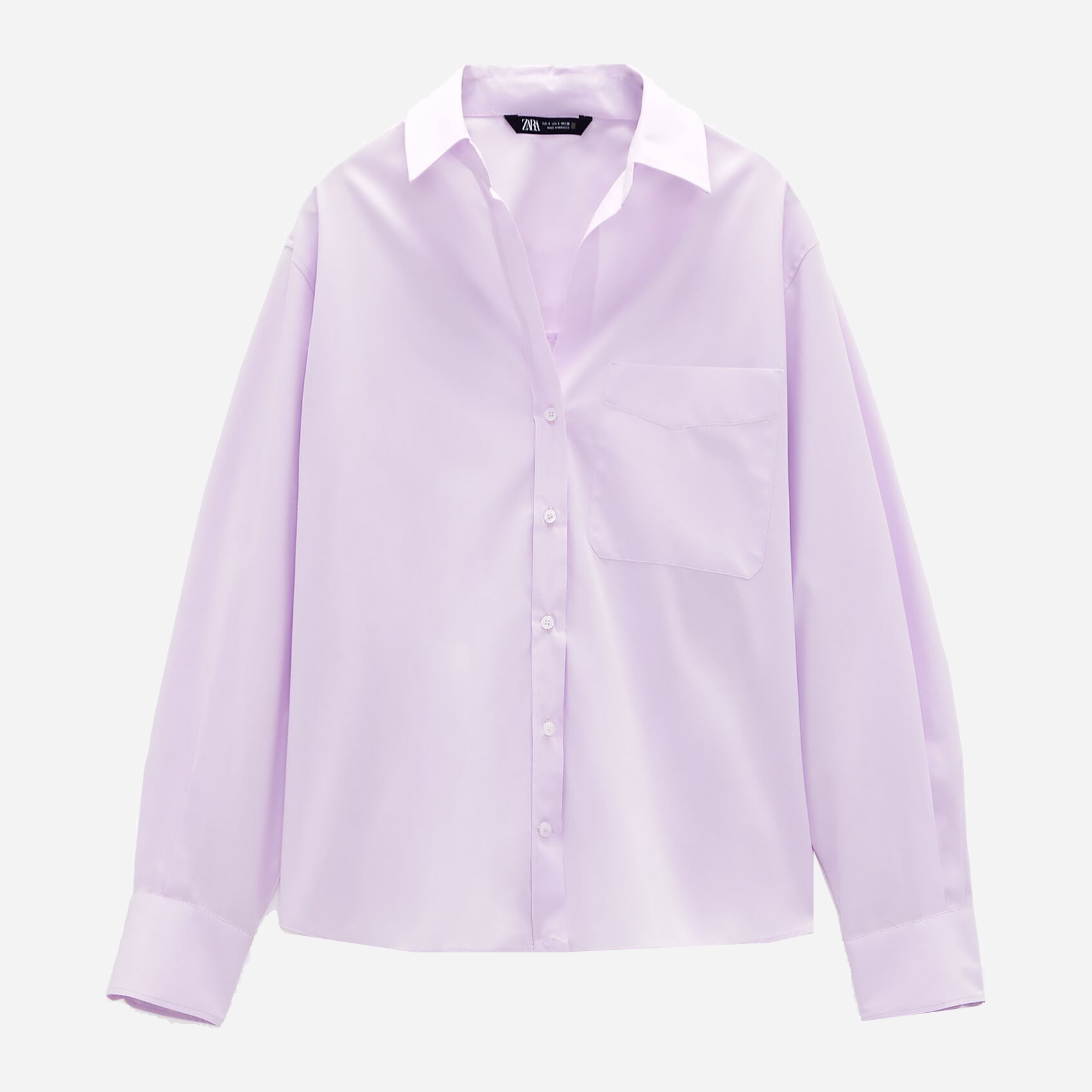 

Рубашка Zara 7875/255/620 XS Сиреневая