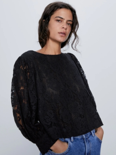 

Блузка Zara 7969/022/800 XS Черная