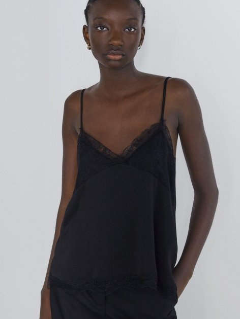 

Топ Zara 7969/228/800  Черный, Топ Zara 7969/228/800 M Черный
