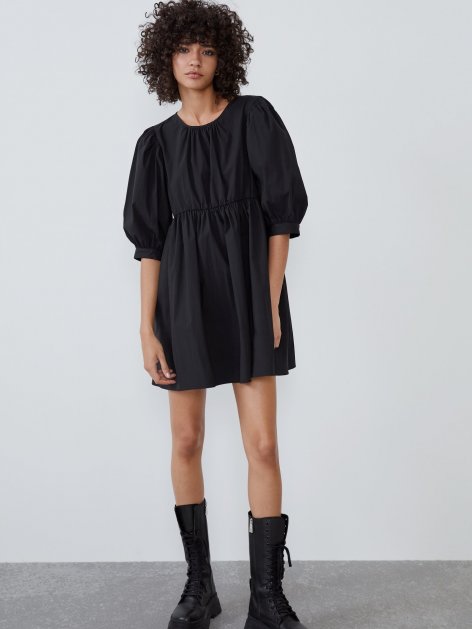 

Платье Zara 8494/149/800  Черное, Платье Zara 8494/149/800 L Черное