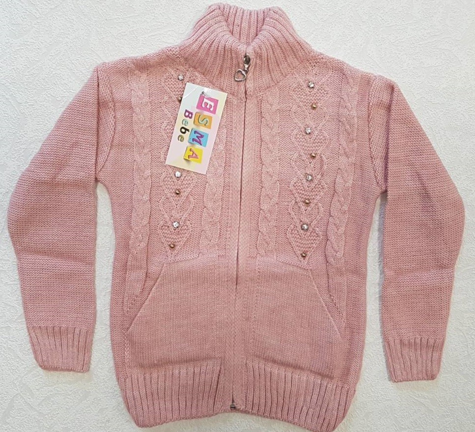 

Кофта в'язана для дівчинки рожева ESMA 1100-02-104