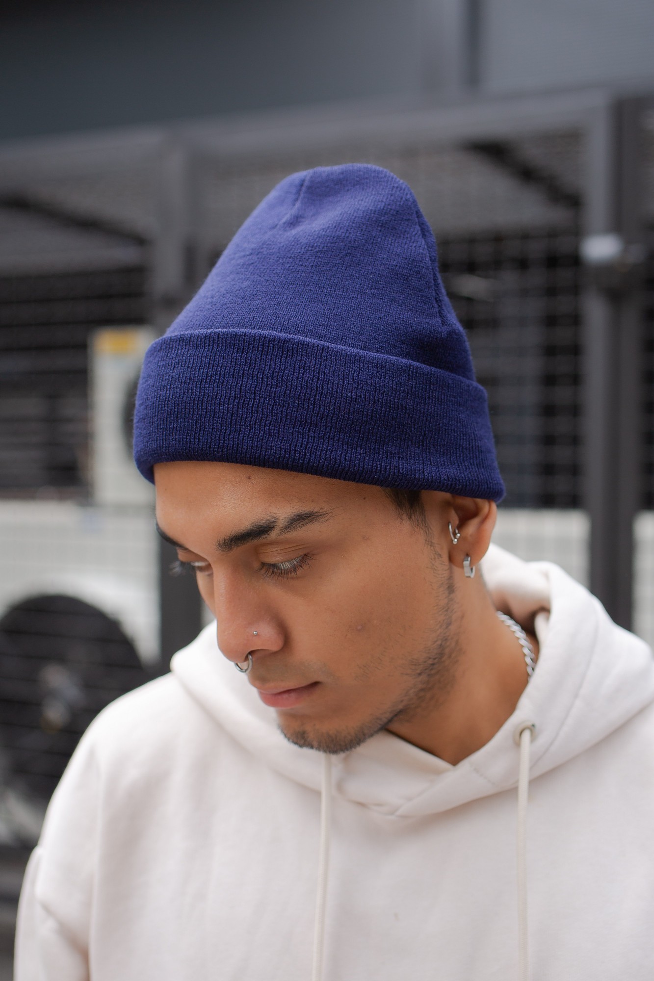 

Шапка Without Simple Темно Синя