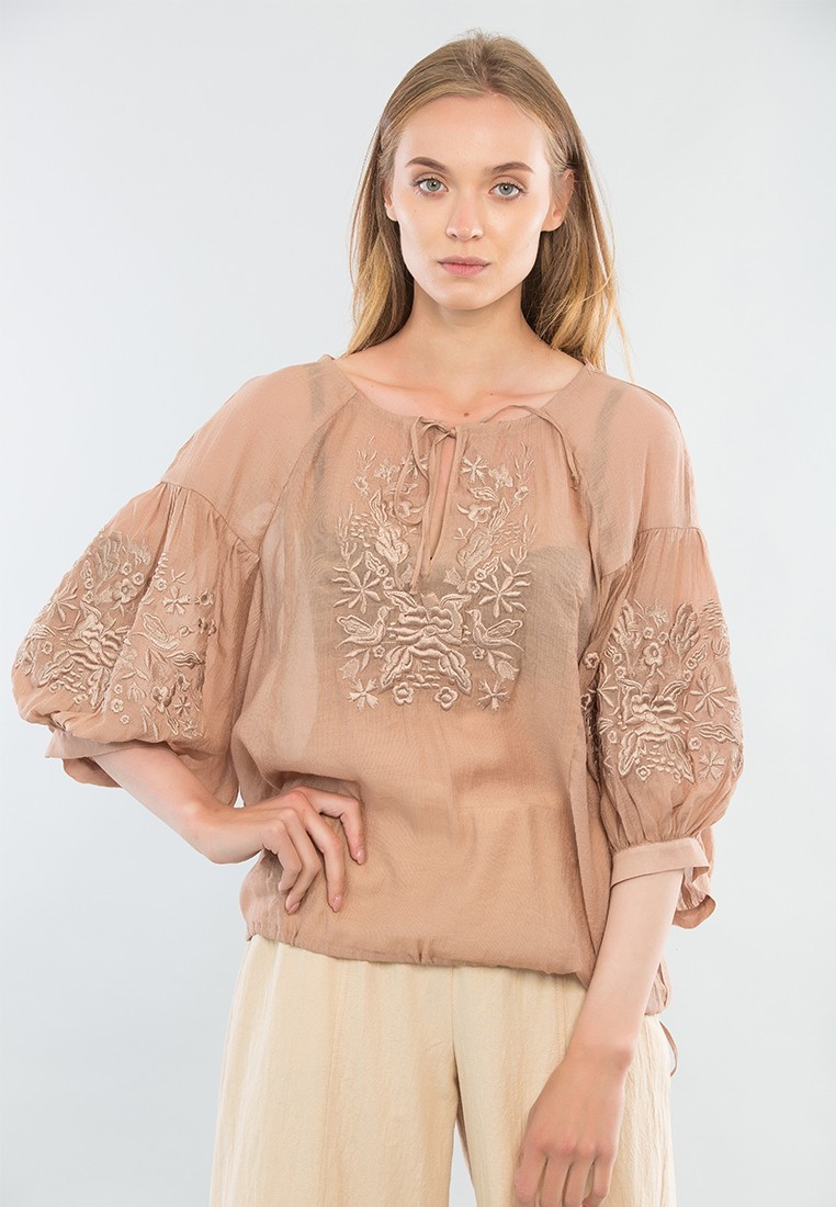 

Блуза из хлопка МАХА 07087 лиловая 3XL (52/54)