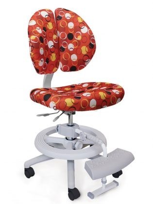 

Эргономическое детское кресло Mealux Duo Kid Plus обивка красная с шариками Y-616 R plus