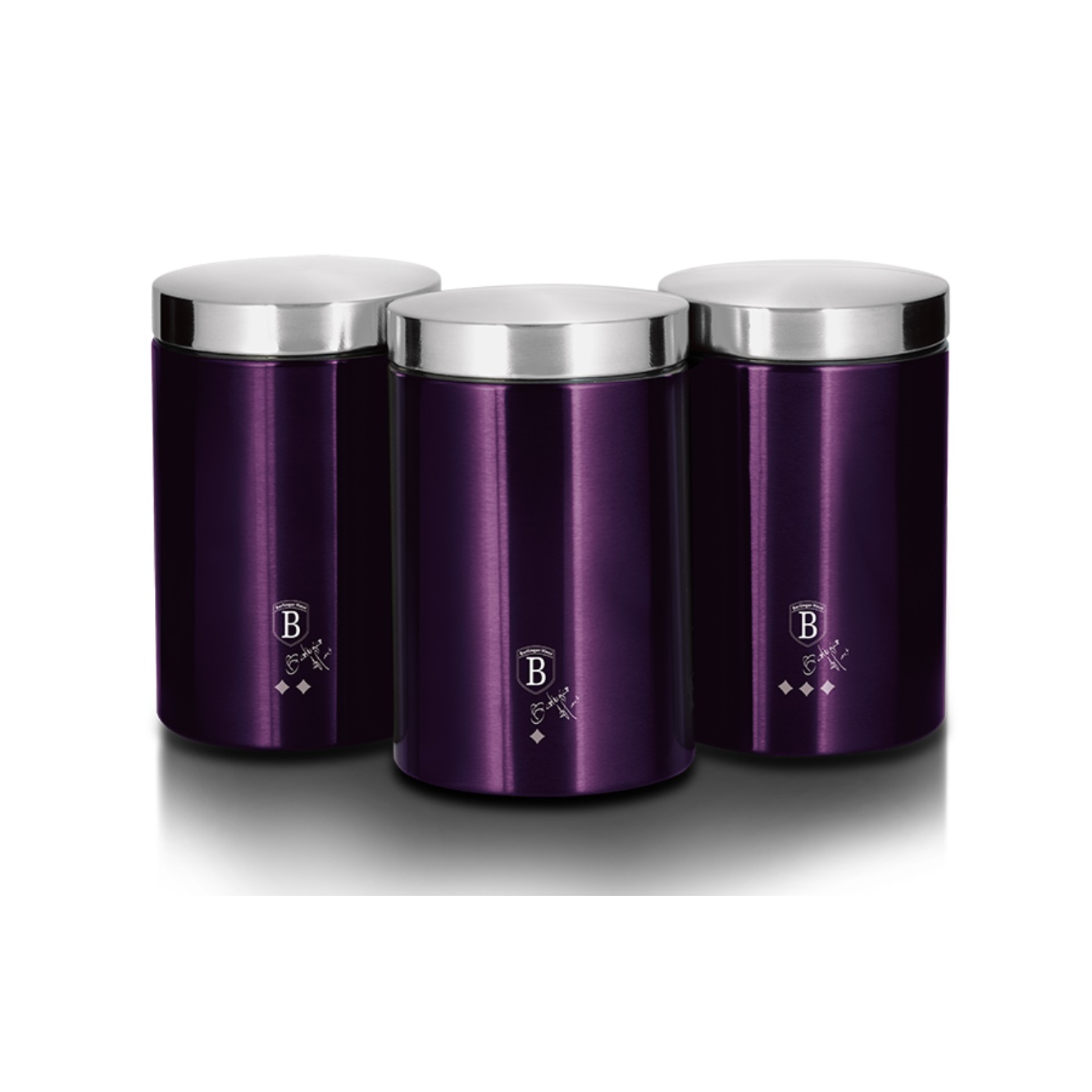 

Набор банок Berlinger Haus Purple Eclipse Collection BH-6827 (3 пр)