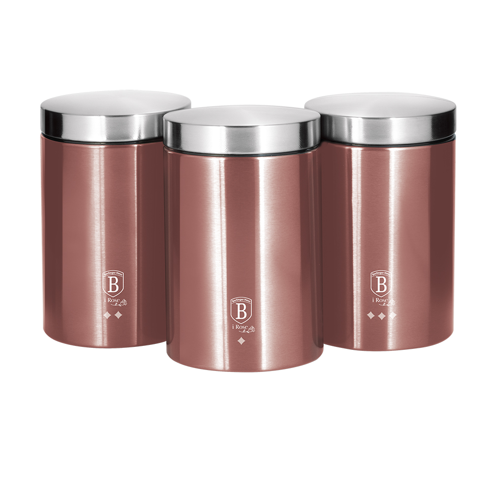 

Набор банок Berlinger Haus I-Rose Edition BH-6270 (3 пр)
