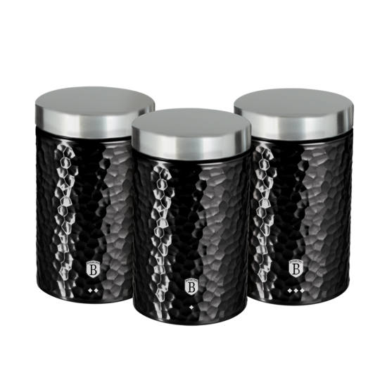

Набор банок Berlinger Haus Shine Basalt Collection BH-6712 (3 пр)
