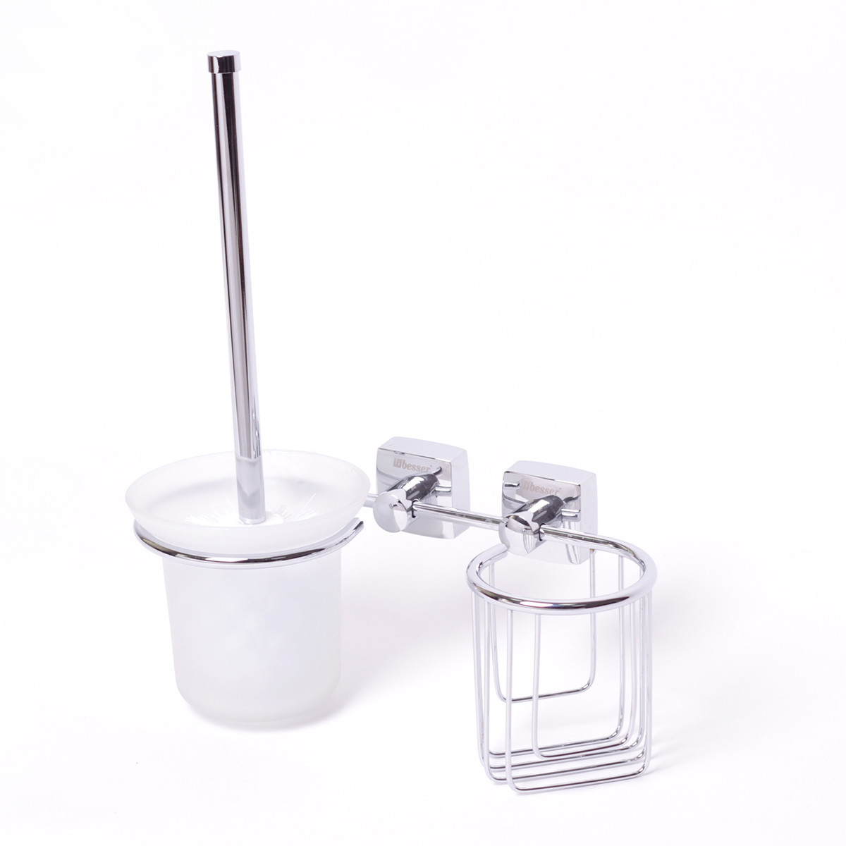 

Ерш для унитаза Besser с подставкой и корзинкой для освежителя воздуха KM-8813A