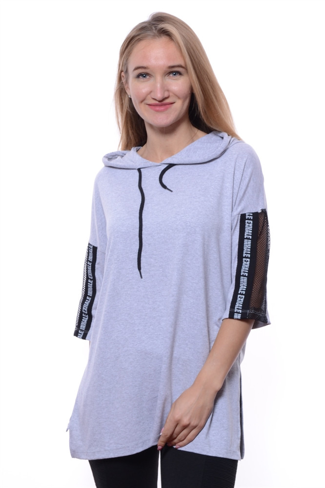 

Женская туника ADYES Bk2124215 серый S-M