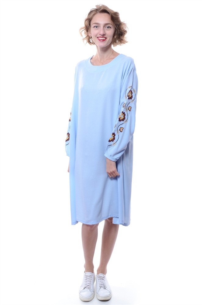 

Женская туника Ahenk Bk2197370a голубой 4XL