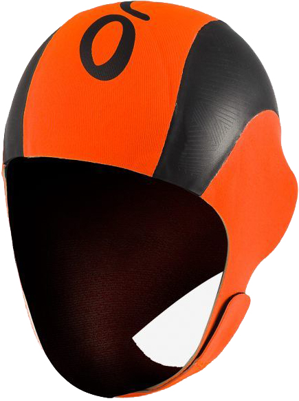 

Неопреновая шапочка Orca High Visibility Neoprene Swim Cap Orange/Black (LA424854)