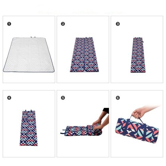 

Пікніковий килимок KingCamp ARIEL PICNIC BLANKET XXL (KP2004) ROSERED