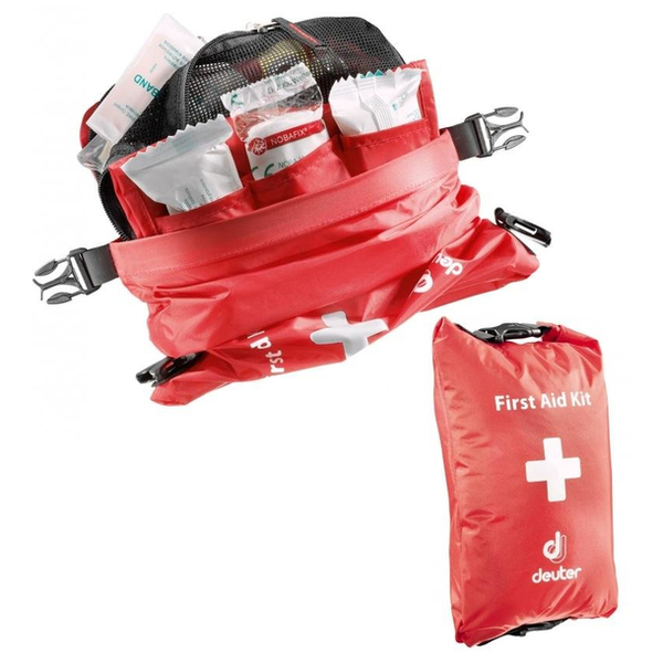 

Аптечка Deuter First Aid Kid DRY M колір 505 fire заполненная (39260 505)