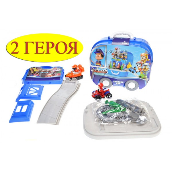 

Детская игра паркинг "Щенячий патруль" BEI JIA TOYS в чемодане на колесах с героями 225168822n