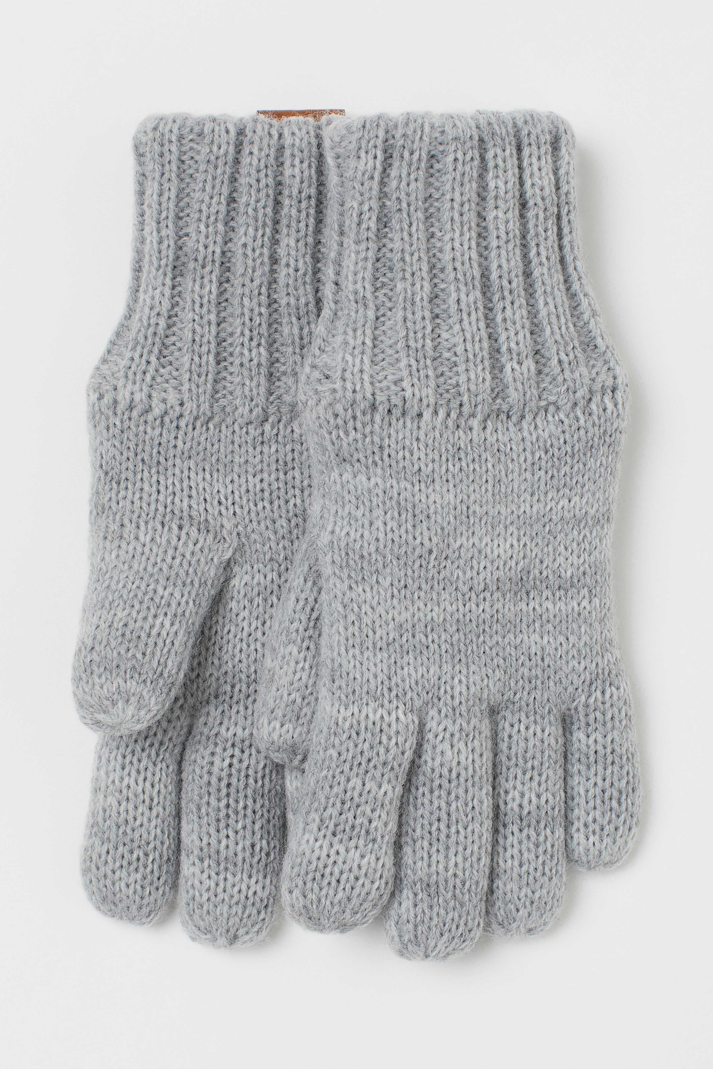 

Перчатки H&M 98 104см серый 7386280