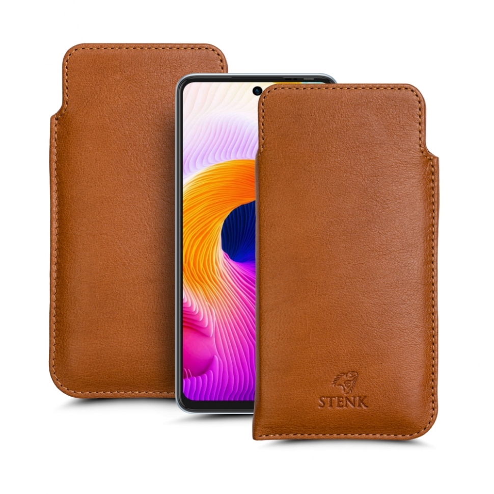 

Футляр Stenk Elegance для TECNO Camon 17P Camel