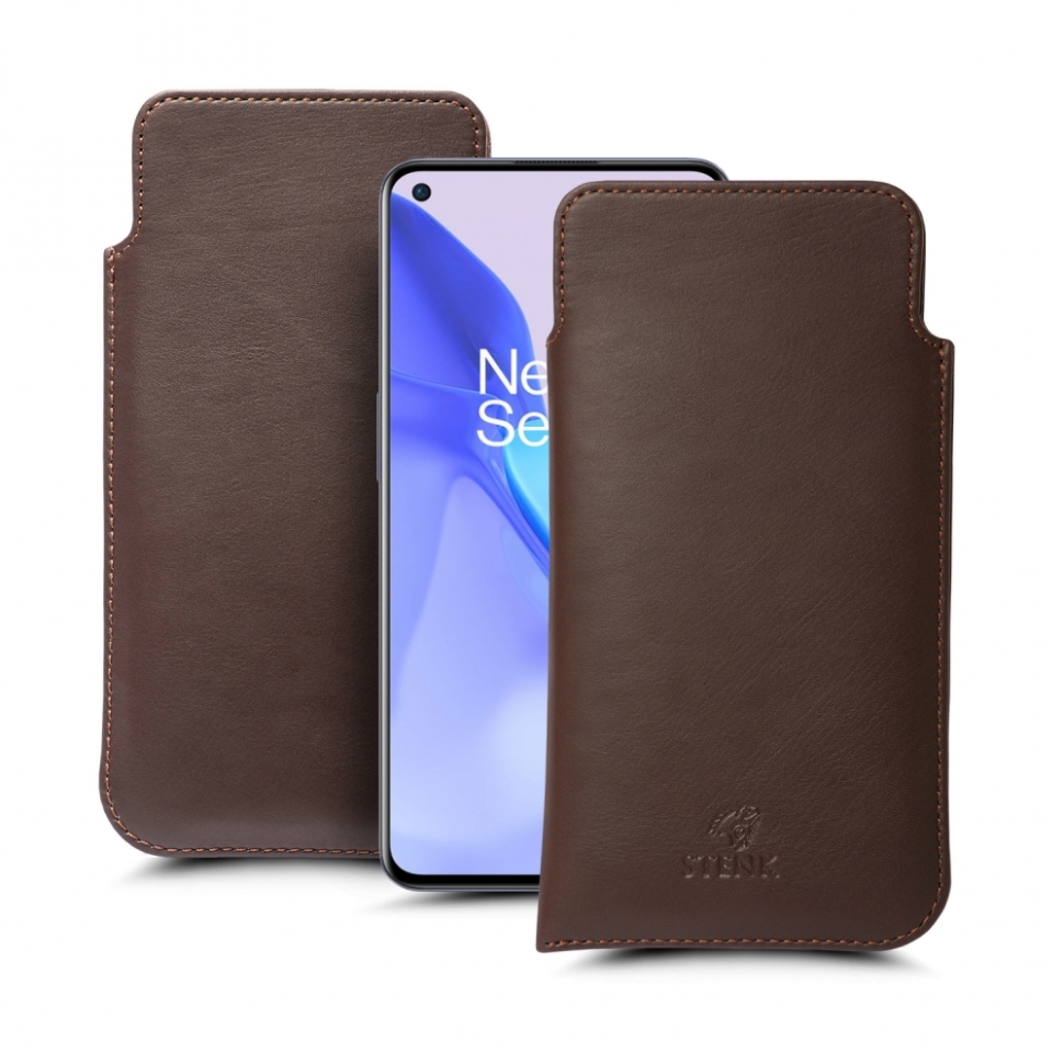 

Футляр Stenk Elegance для OnePlus 9 Коричневый