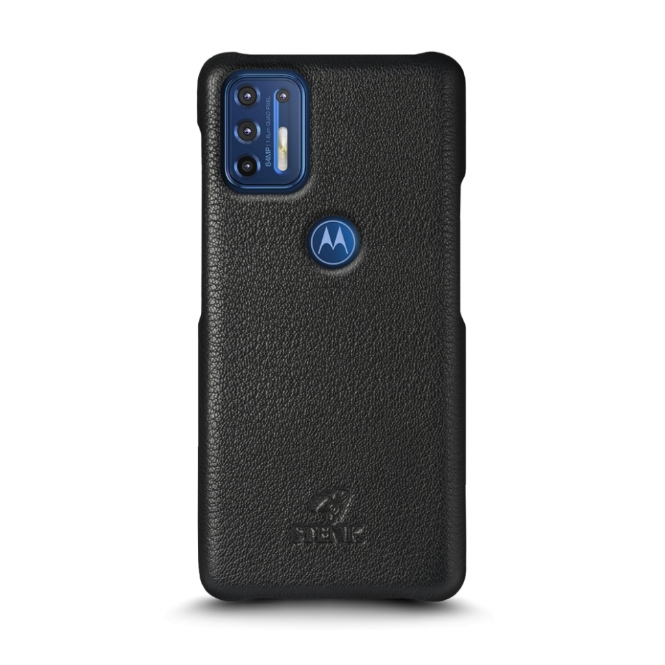 

Кожаная накладка Cover для Motorola Moto G9 Plus Чёрная