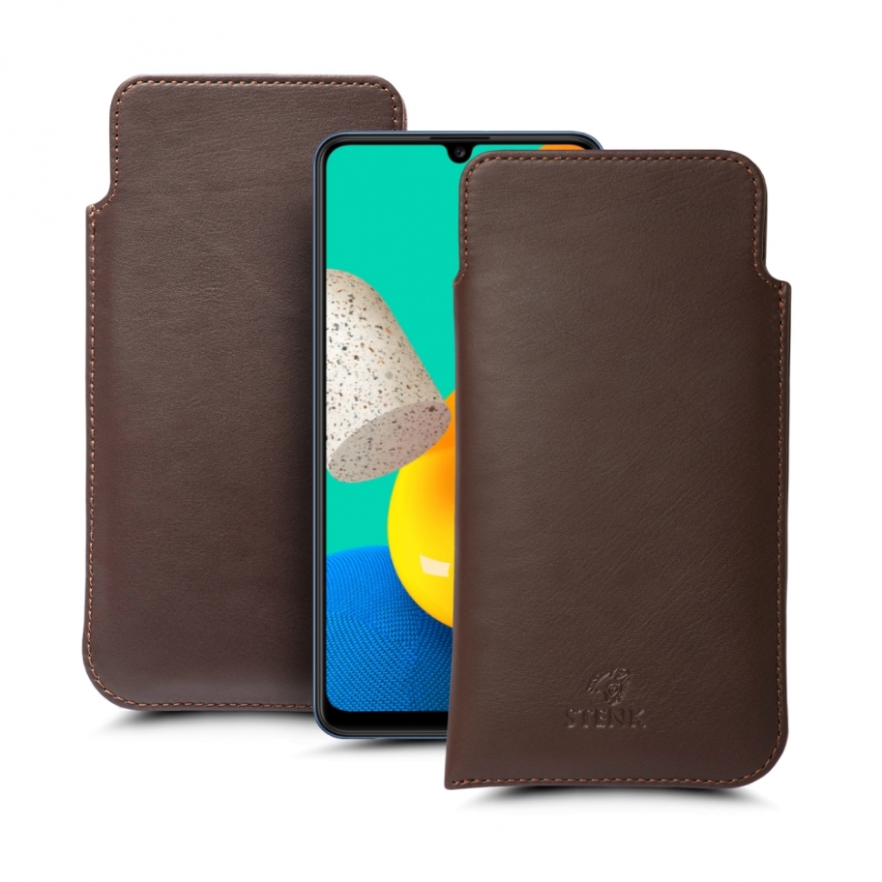 

Футляр Stenk Elegance для Samsung Galaxy M32 Коричневый